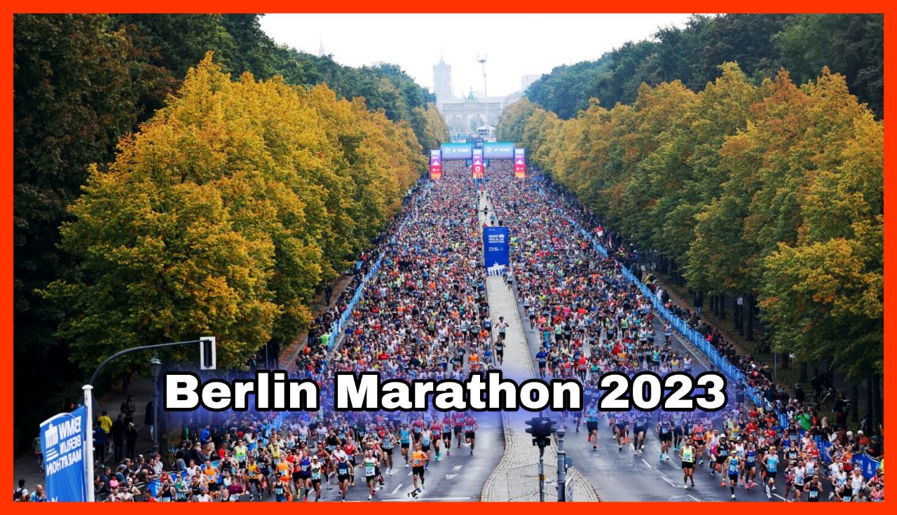 Berlin Marathon 2023 Runner Crossing the Finish Line