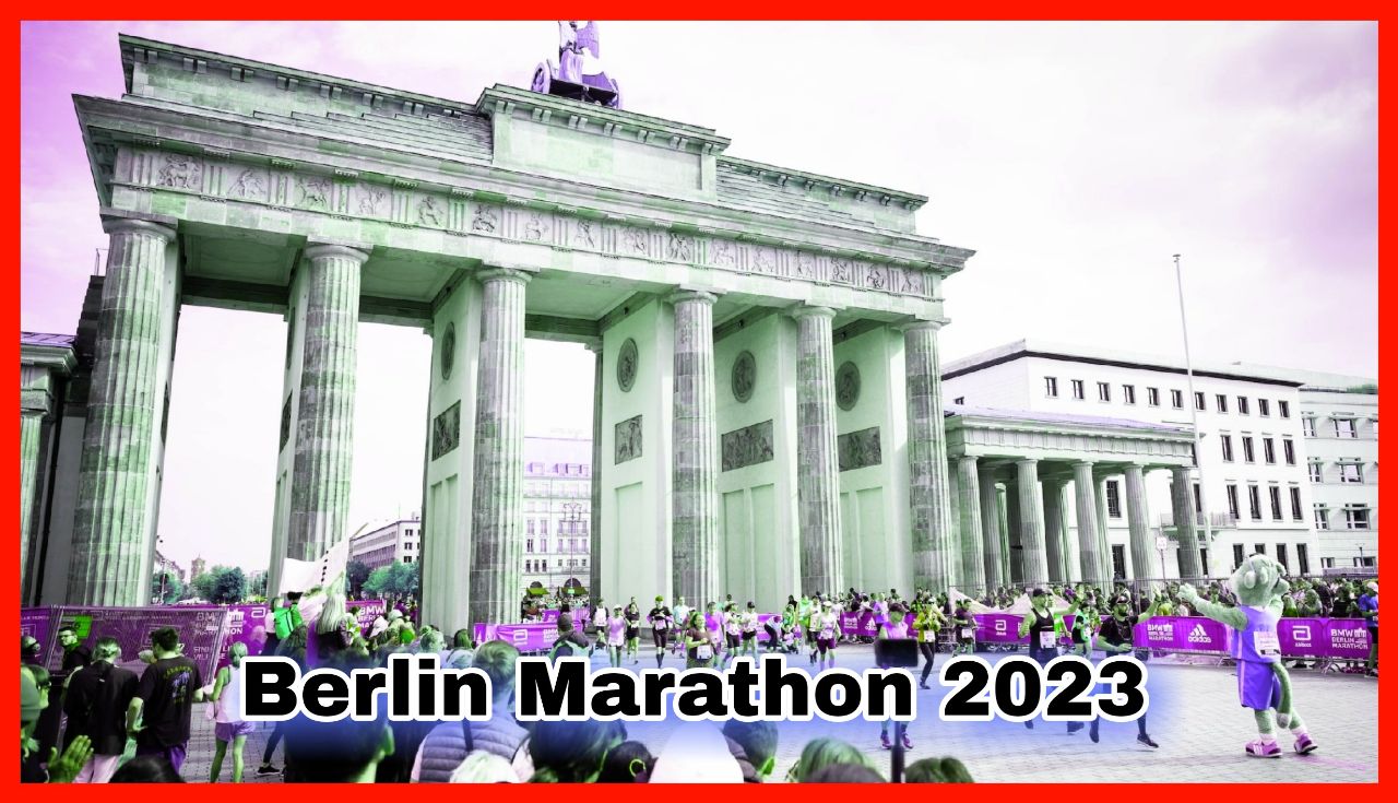 Berlin Marathon 2023 Runner Crossing the Finish Line