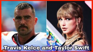 Travis Kelce and Taylor Swift Smiling Together